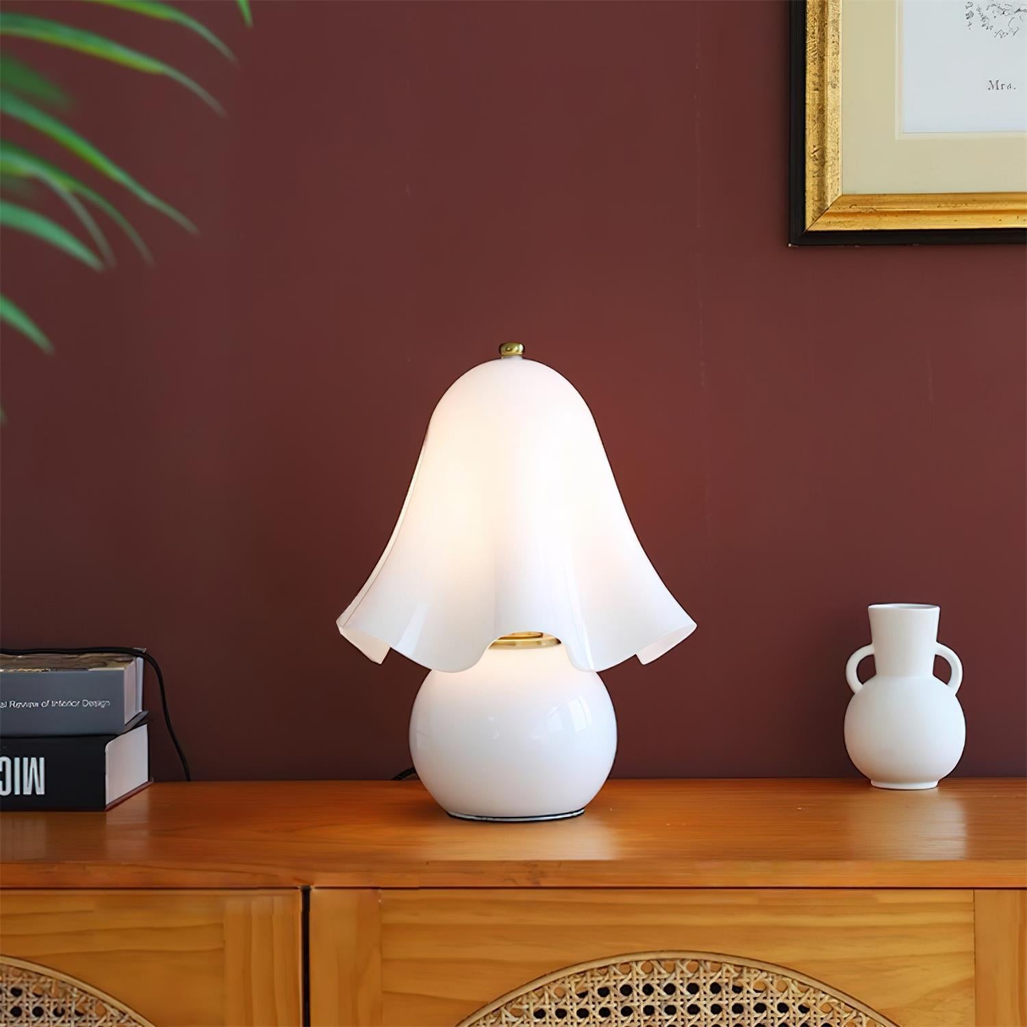 Bellina Decorative Table Lamp - Sculptural Bell Flower Shape T281