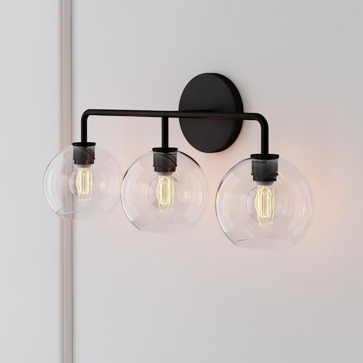 Selvion Artistic Globe Sconce Light - Handcrafted Glass Sculptural Wall Fixture T021
