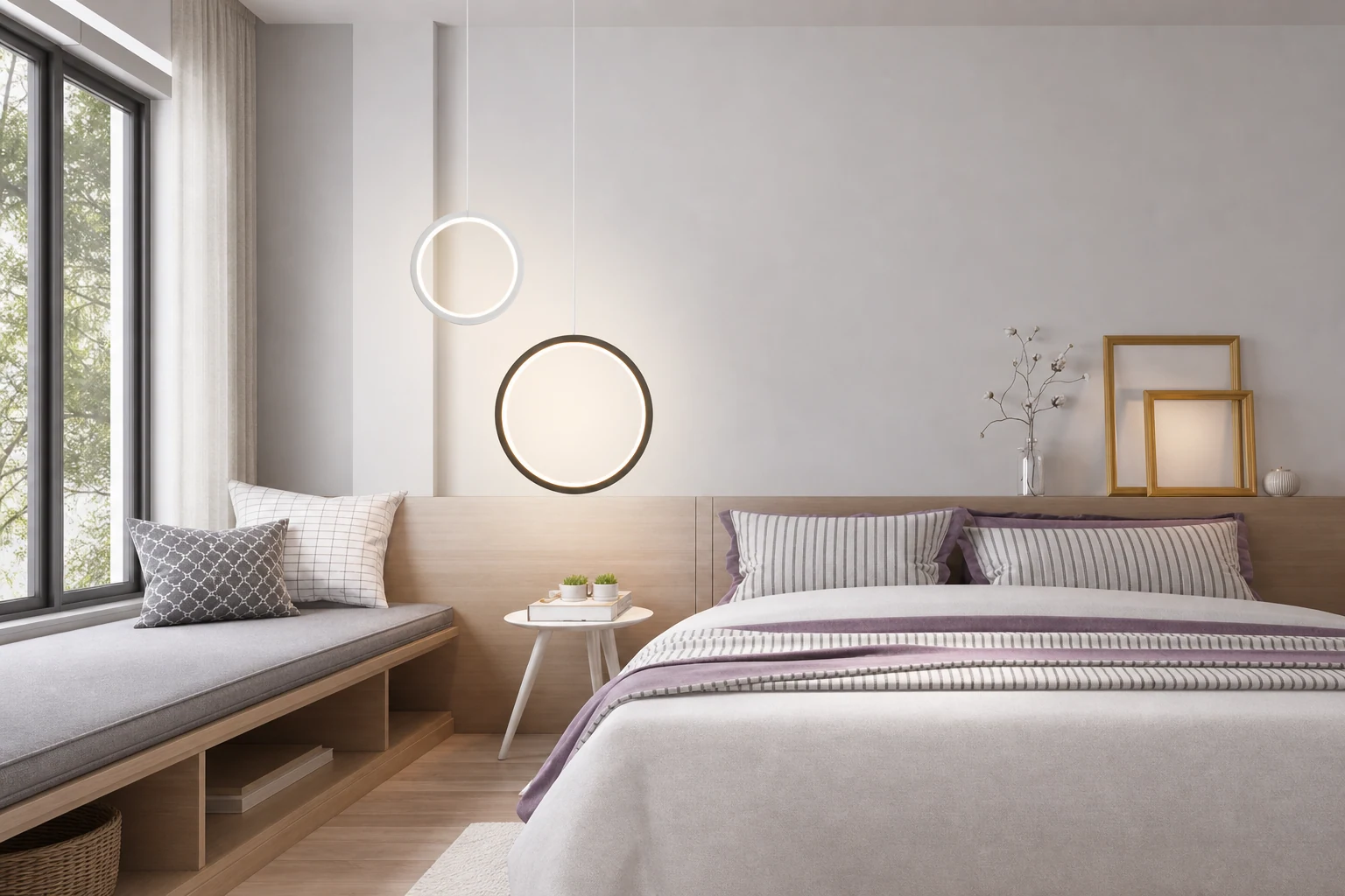 Lampa wisząca LED Ring w nowoczesnym stylu życia