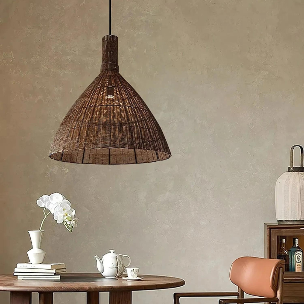 The Rattan Essence of the Islands Pendant Light D826