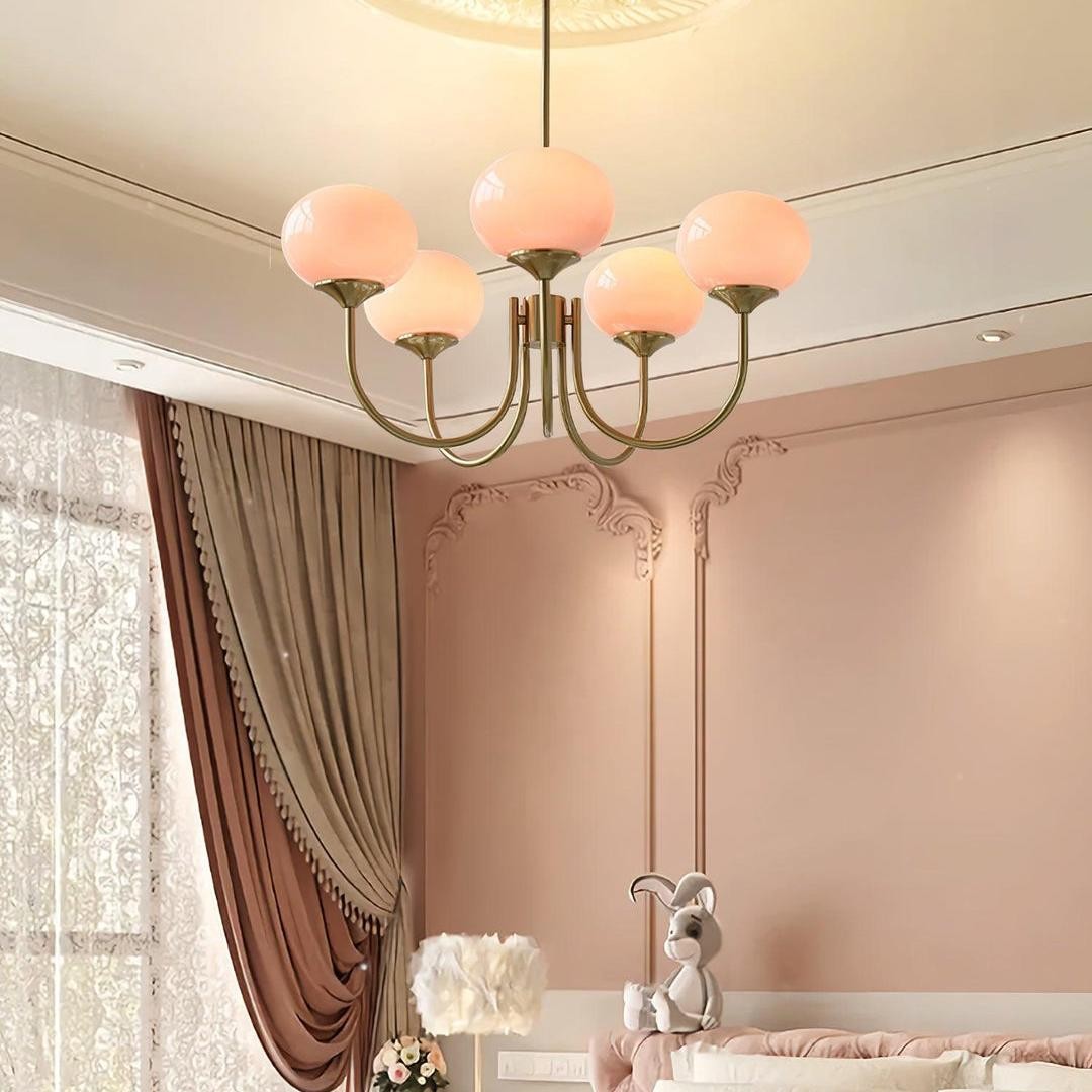 Nordic Bauhaus Glass Marshmallow Chandelier S168
