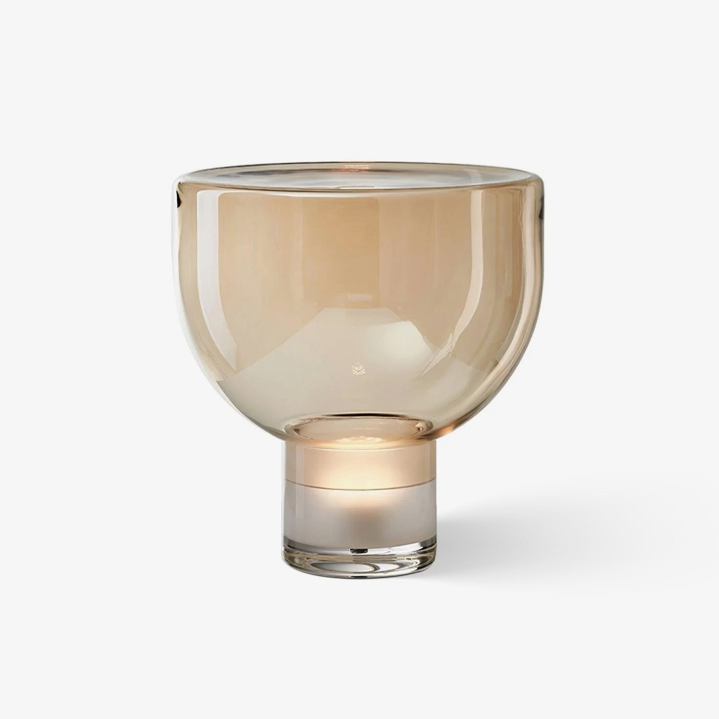 Nordic Simple Modern Luxury Glass Table Lamp For Study Room M412