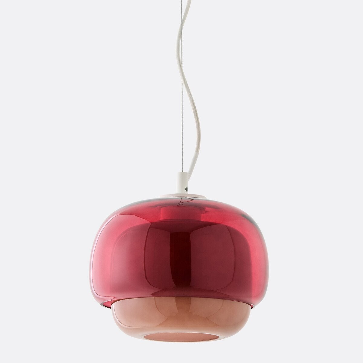 Clinco Modern Mushroom Pendant Light - Colored Glass Hanging Light T418
