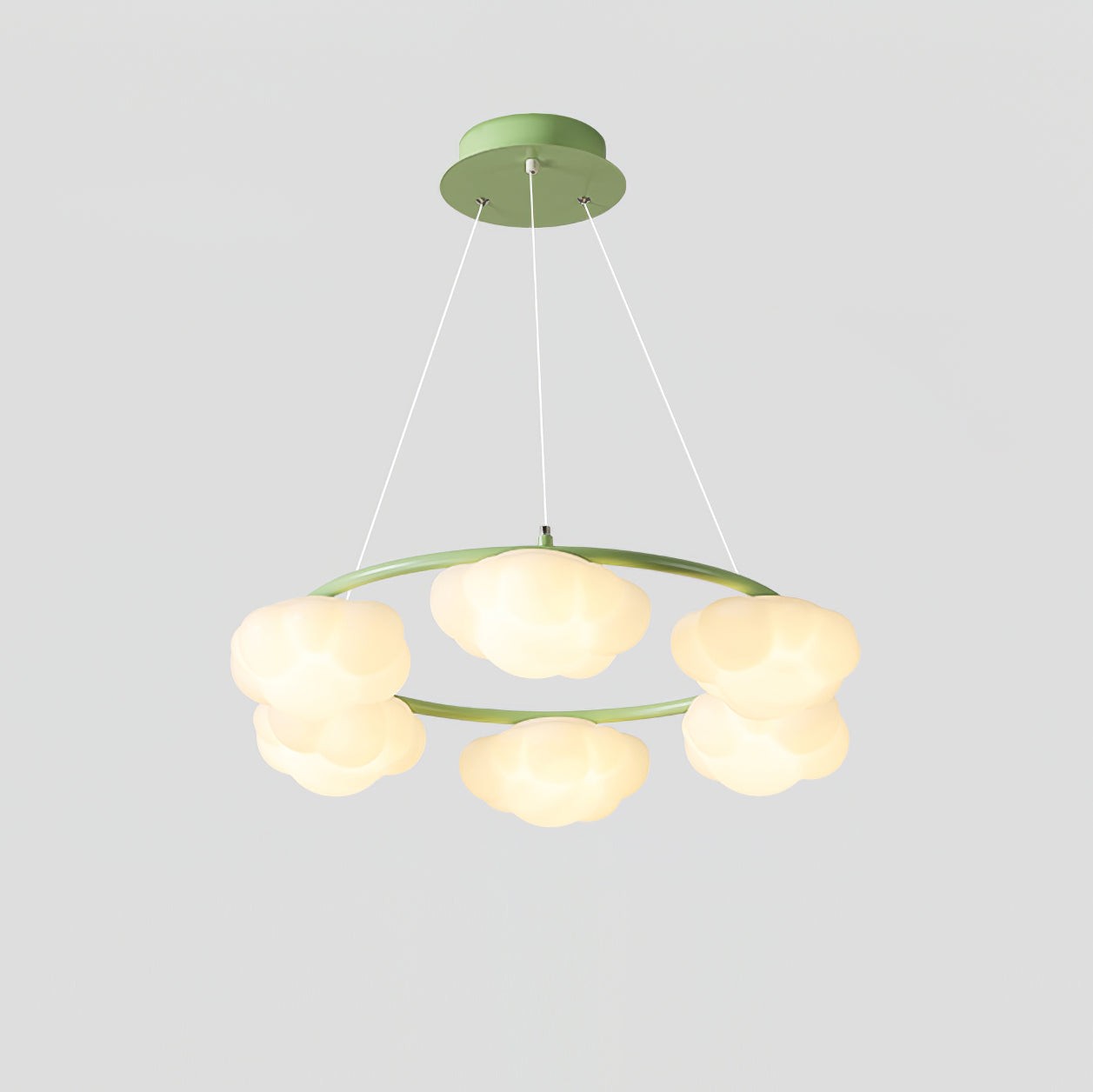 Cream Style Creative Personality Clouds Chandelier M322