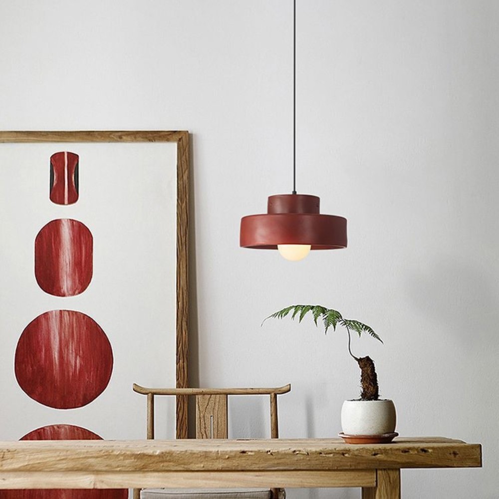 Nordic Cylinder Resin Pendant Lamp S121
