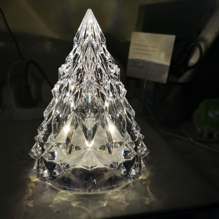 Christmas Tree Crystal Battery Table Lamp  S177