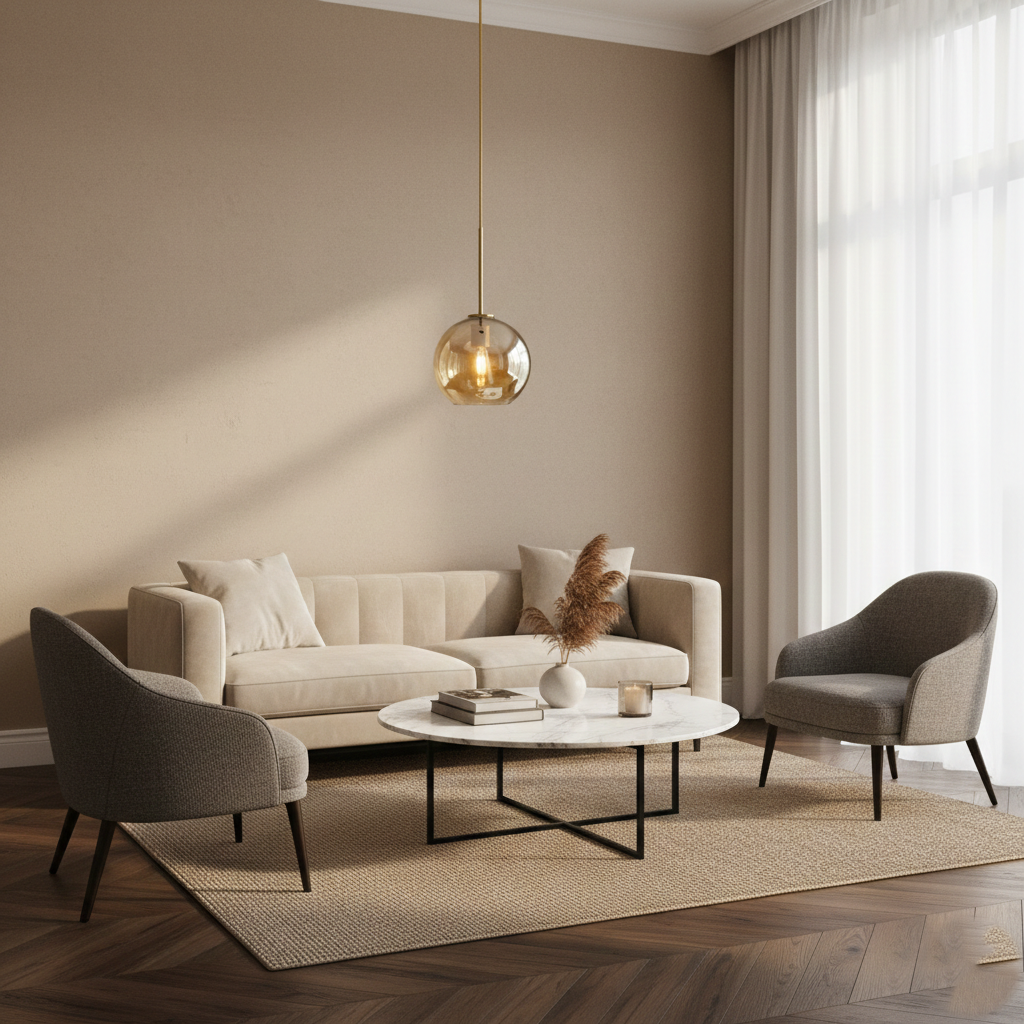 Solara Nordic Spherical Glass Pendant Light D943