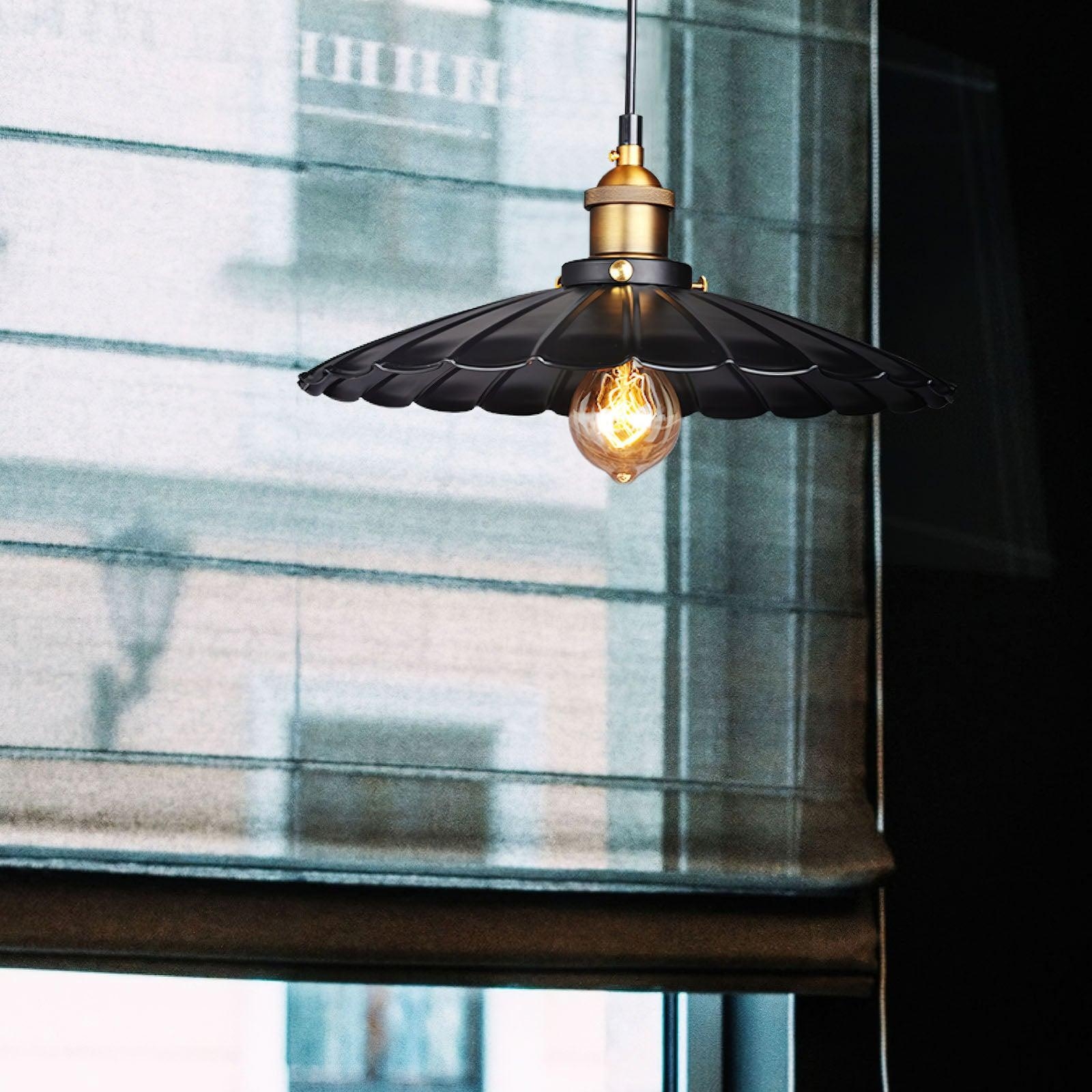 Black Skirt Pendant Light D359