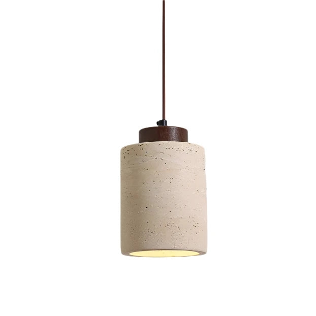 Nordic Travertine Clear Minimalist Pendant Light D914