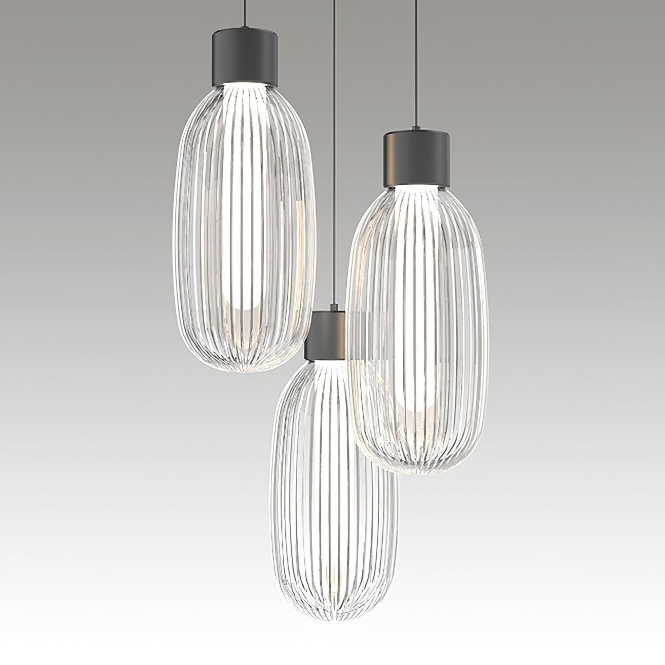 Nordic Striped Lantern Pendant Lamp M469
