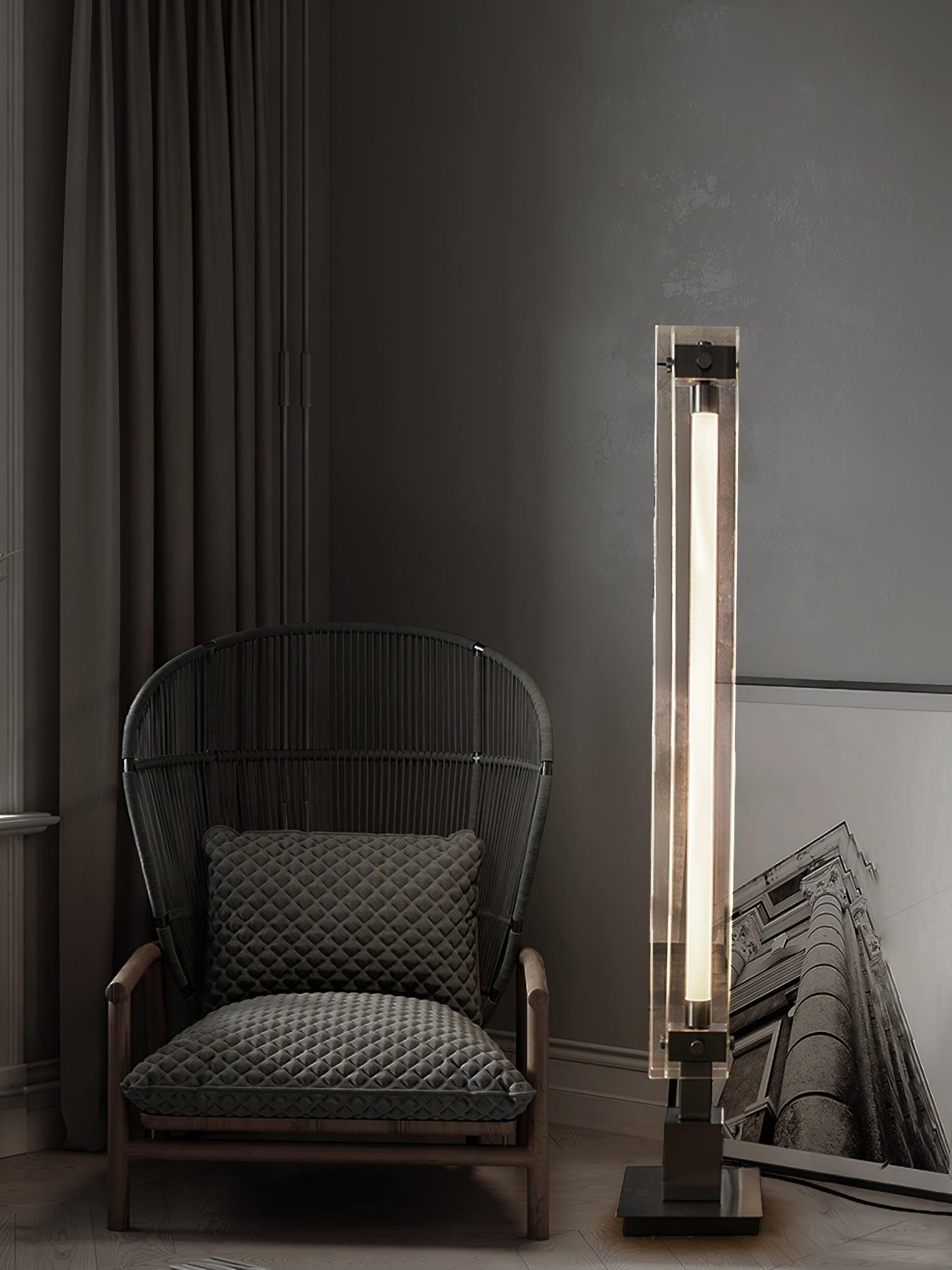Industrial Style Minimalist Glass Floor Lamp S35