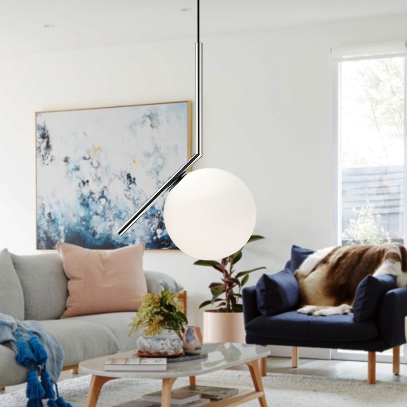 Stylish Glass Ball Pendant Light S61