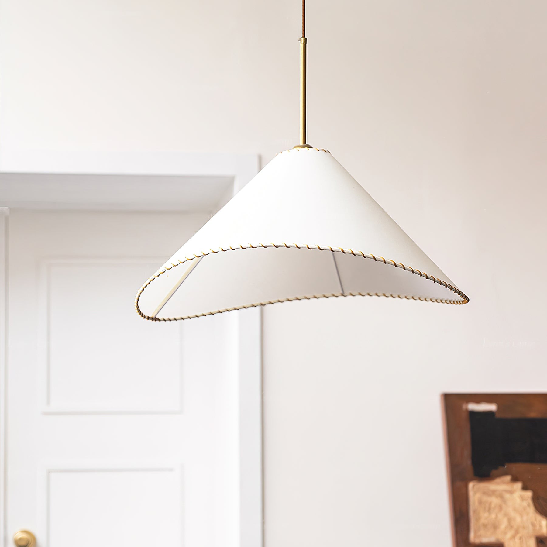 Twisted Shade Fabric Pendant Lamp M504