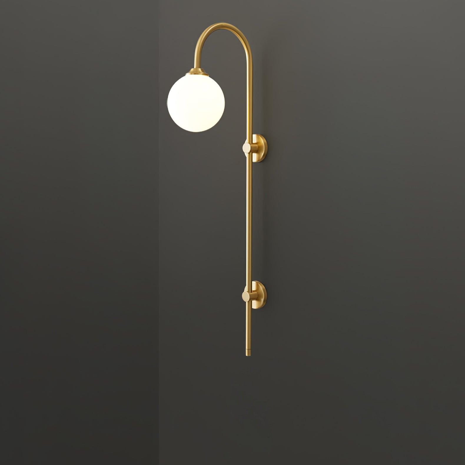 Globe Brass Wall Sconce M555
