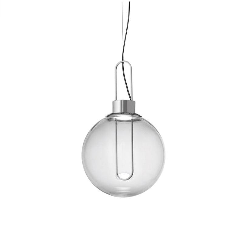 Clear Glass Orb Style Pendant Lamp M40