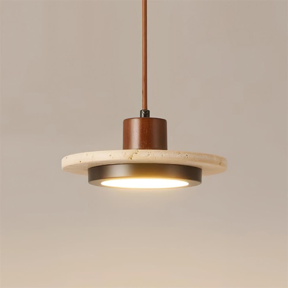 Creative Retro Regular Disc LED Pendant Lamp M254