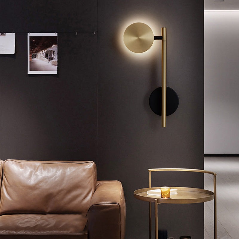 Italian Simple Round Metal Wall Lamp M72