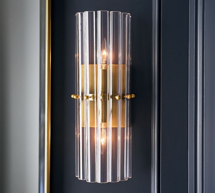 Lumora Crystal Wall Sconce – Elegant Lighting for Hallway & Bedroom T140