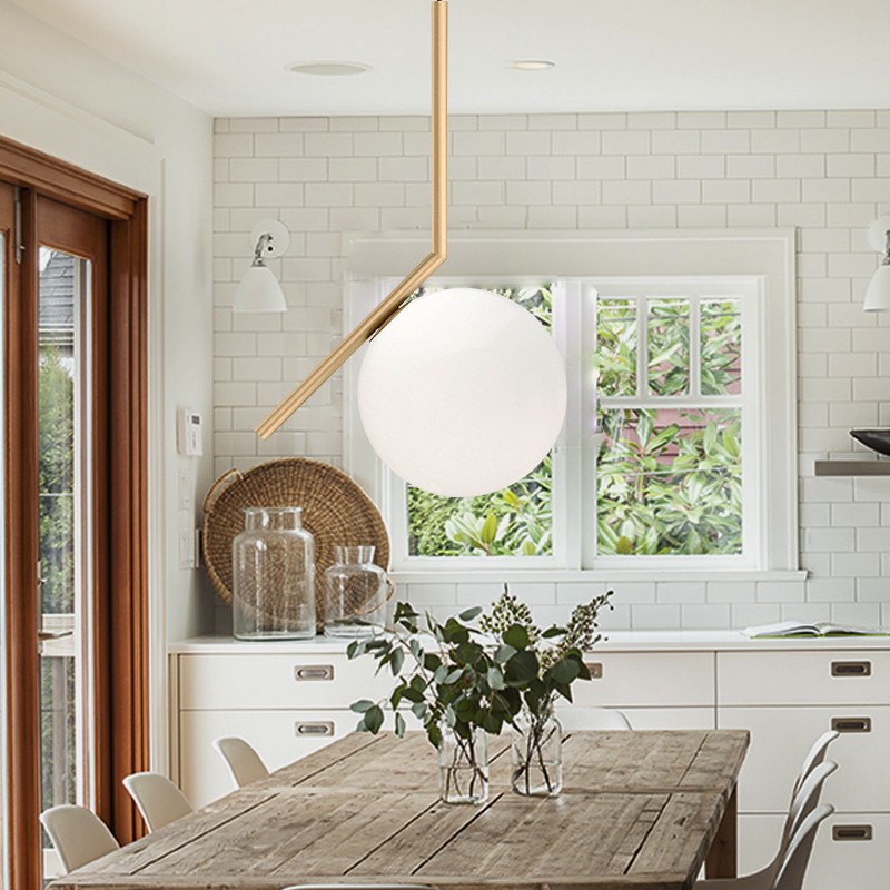 Stylish Glass Ball Pendant Light S61