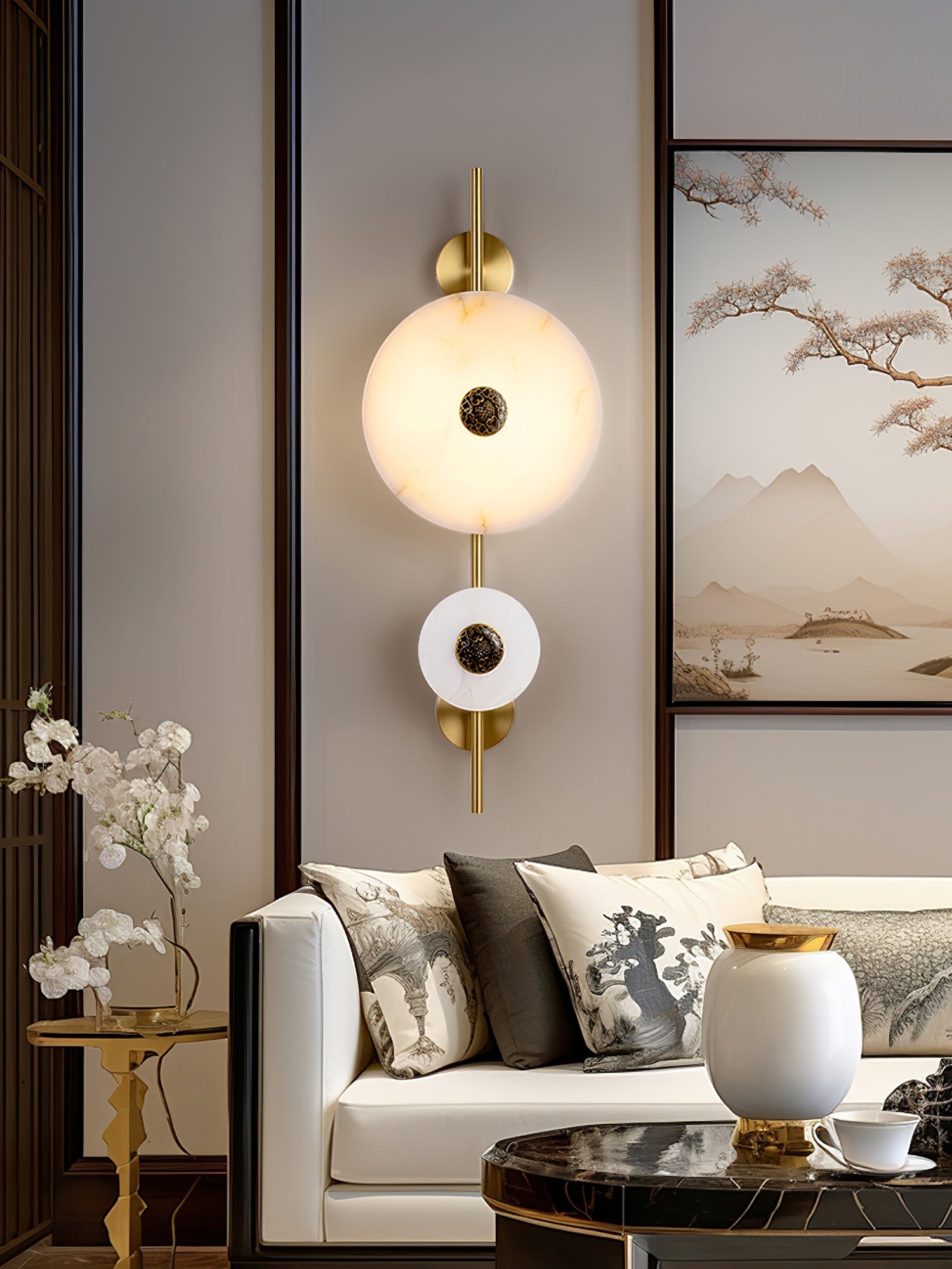 Light Luxury Disc-Shaped Wall Lamp M95