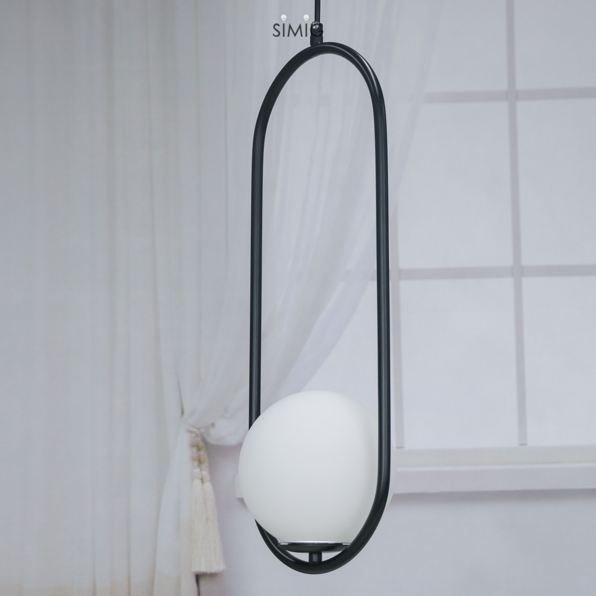 Modern Geometric Metal Pendant Light