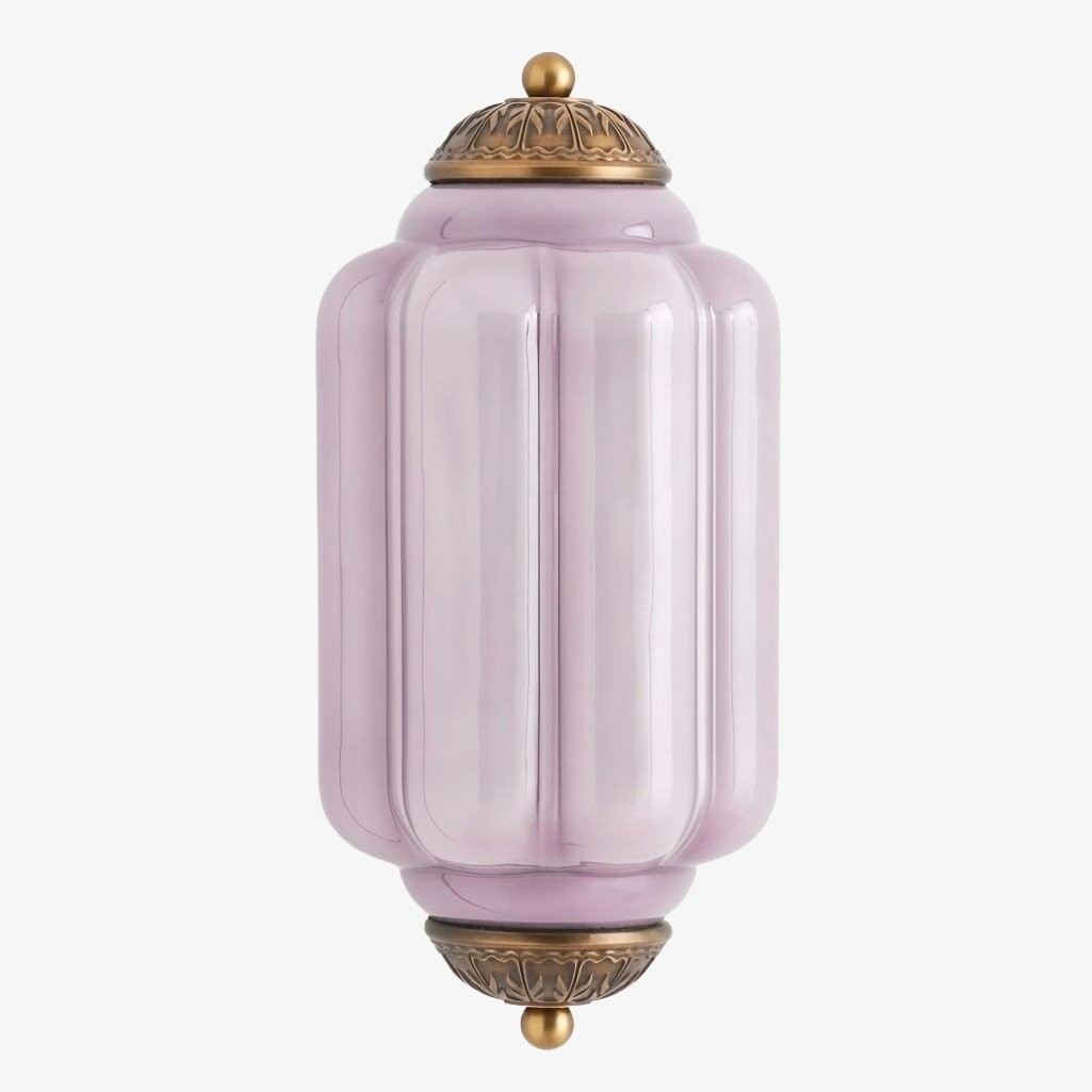 Eloise Brass Wall Sconce – Elegant Milk Glass Vintage Lighting T290