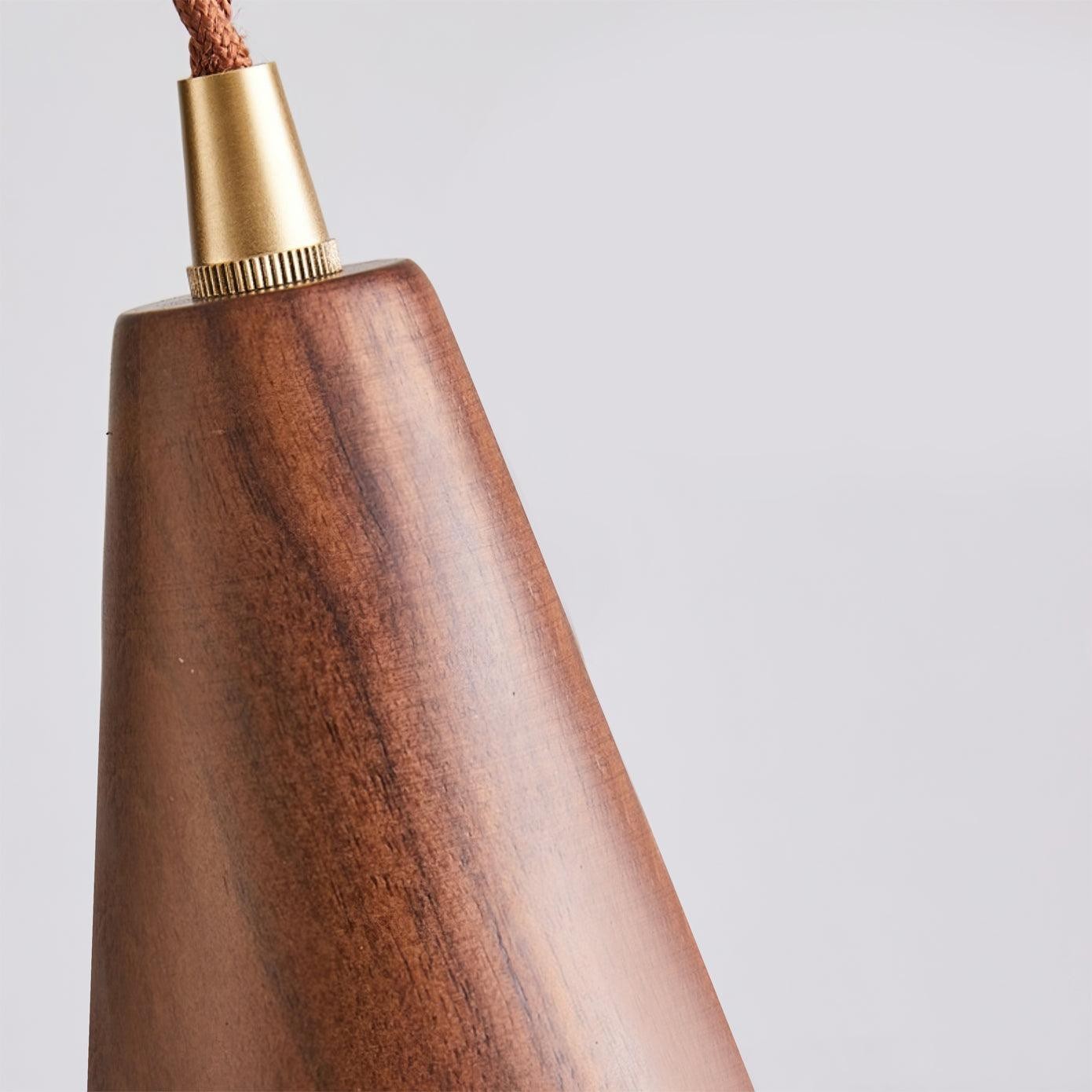 Walnut Glass Pendant Lamp M301