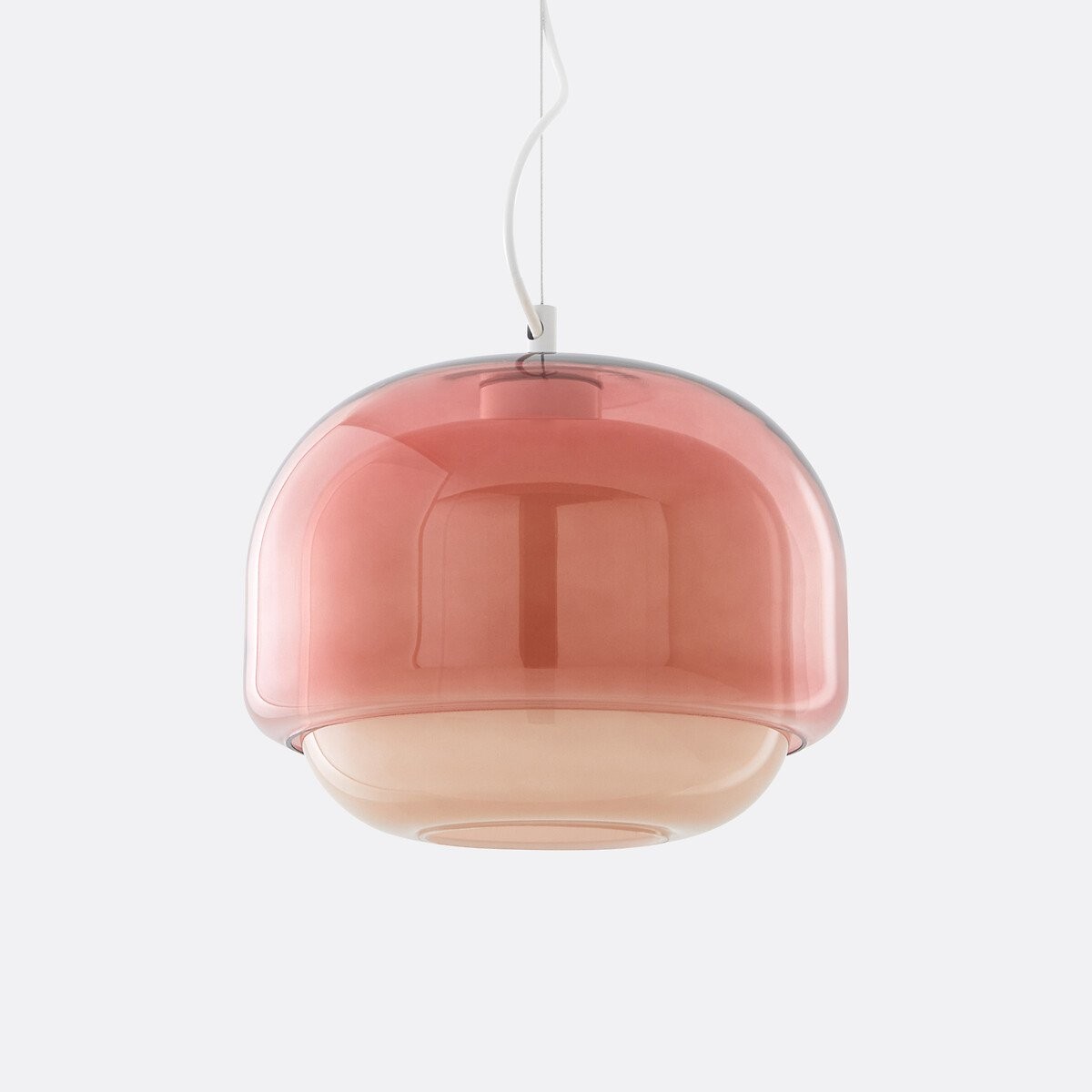 Clinco Modern Mushroom Pendant Light - Colored Glass Hanging Light T418