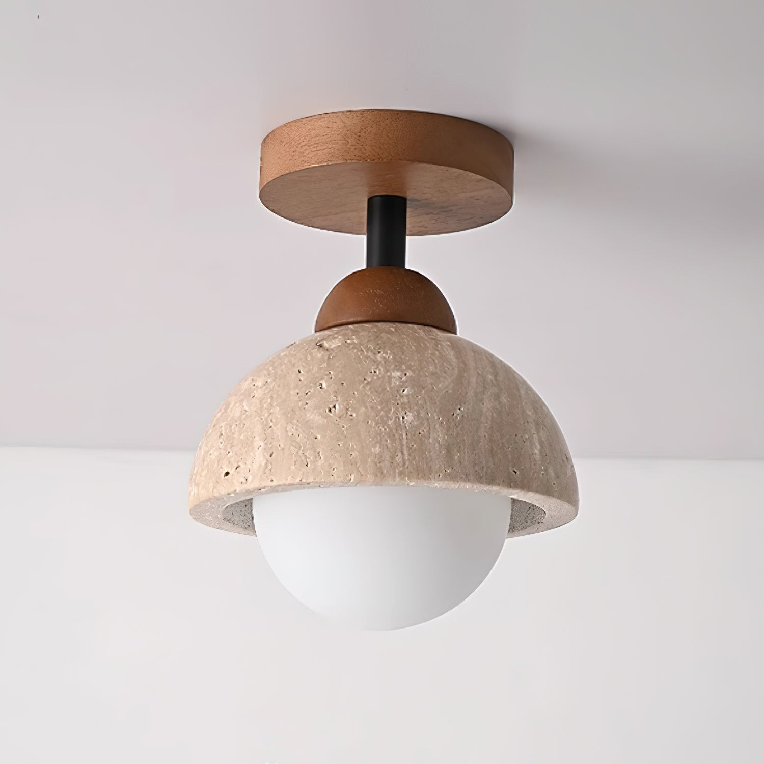 Vintage Travertine Aisle Ceiling Lamp M266