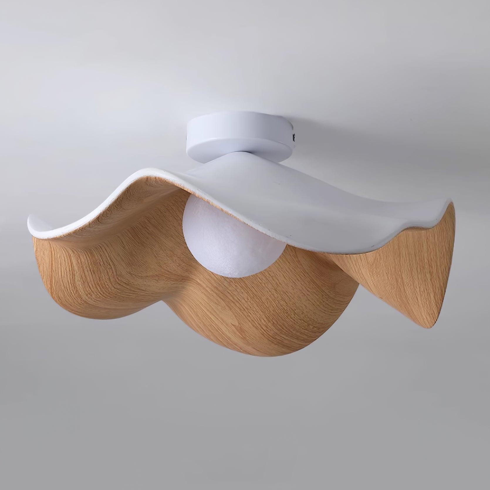 New Modern Simple Walnut Grain Ceiling Light M171