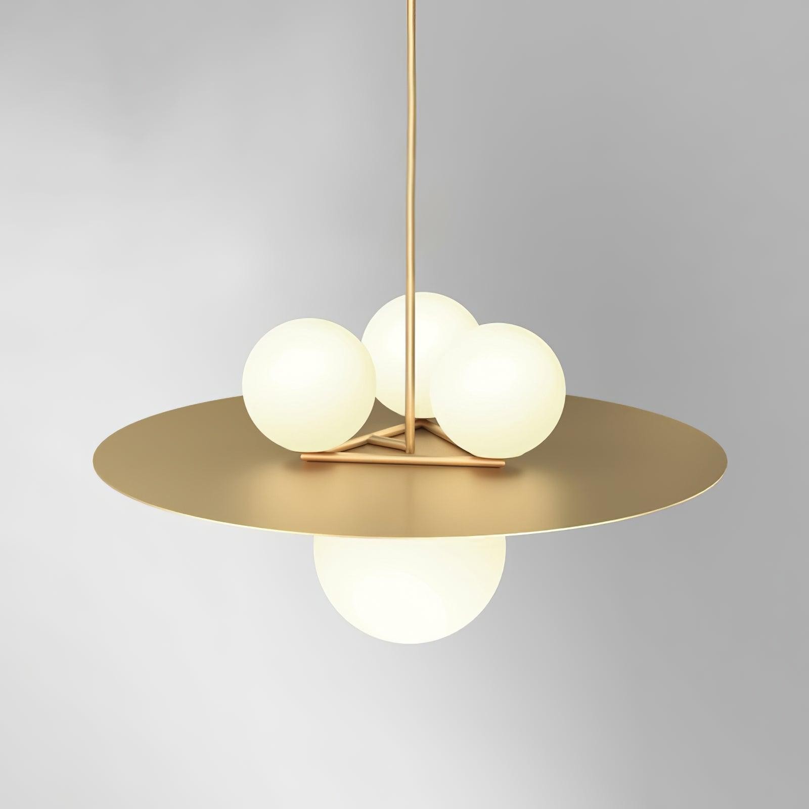 Metal Disc With Ball Pendant Light M94