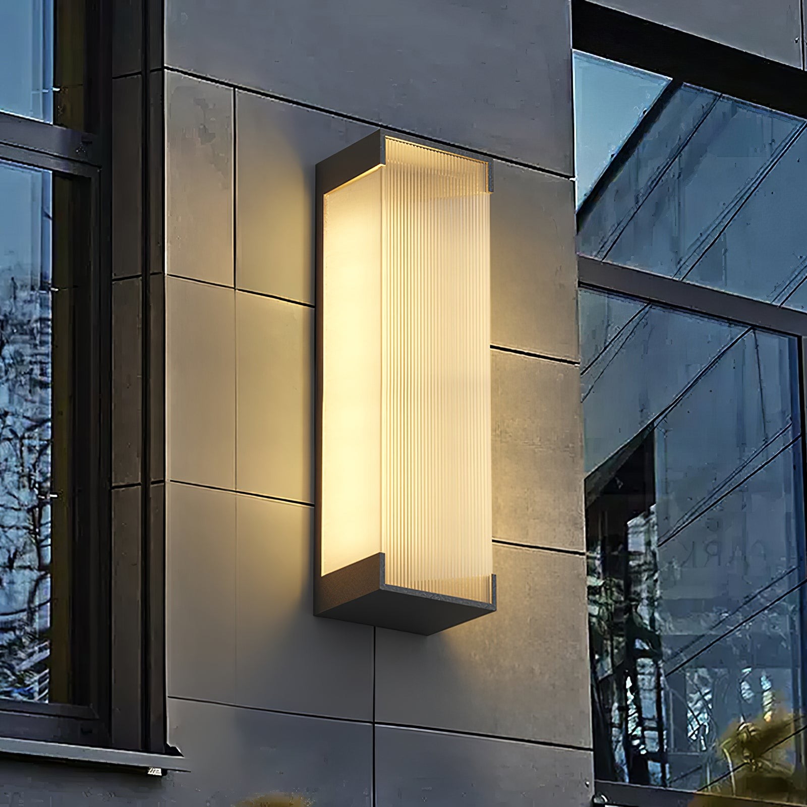 Rectangular Outdoor Wall Light M434