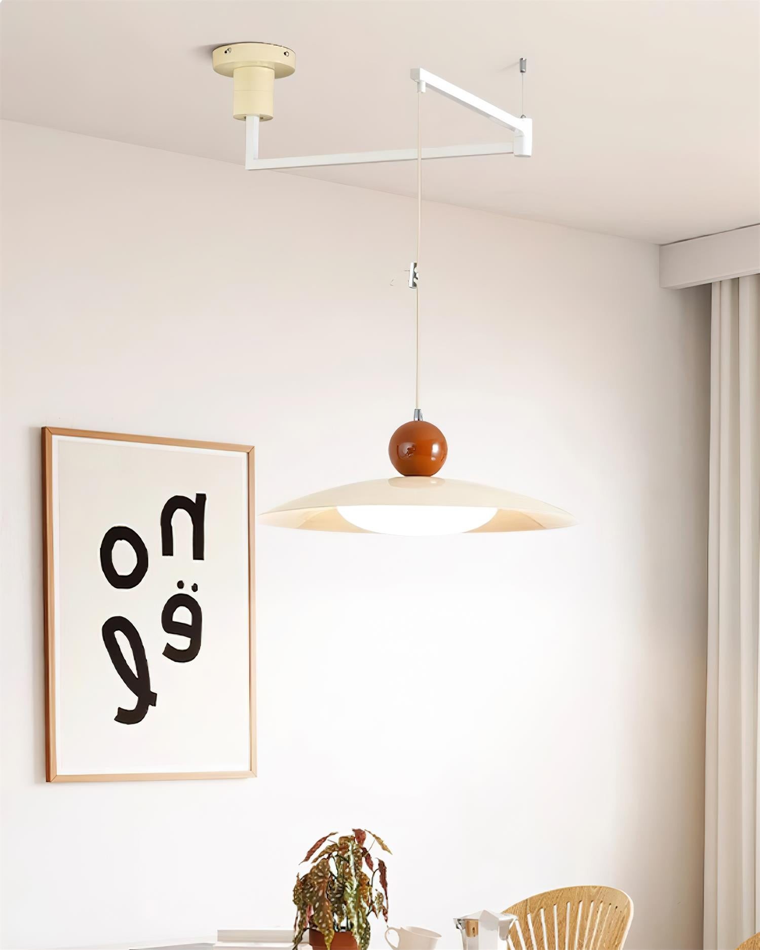 Nordic Flying Saucer Swing Arm Movable Pendant Light M213