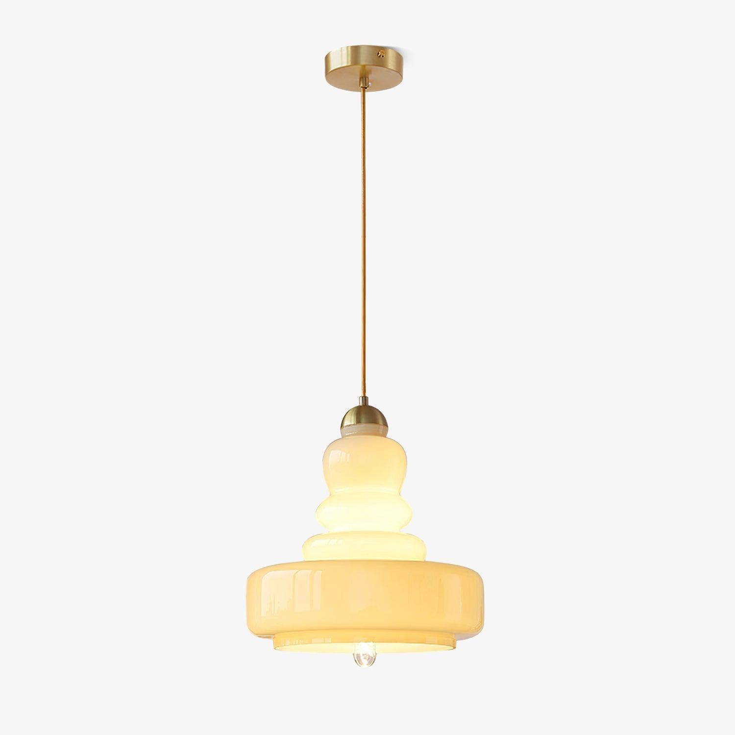 Bauhaus Vintage Gourd Glass Pendant Lamp S125