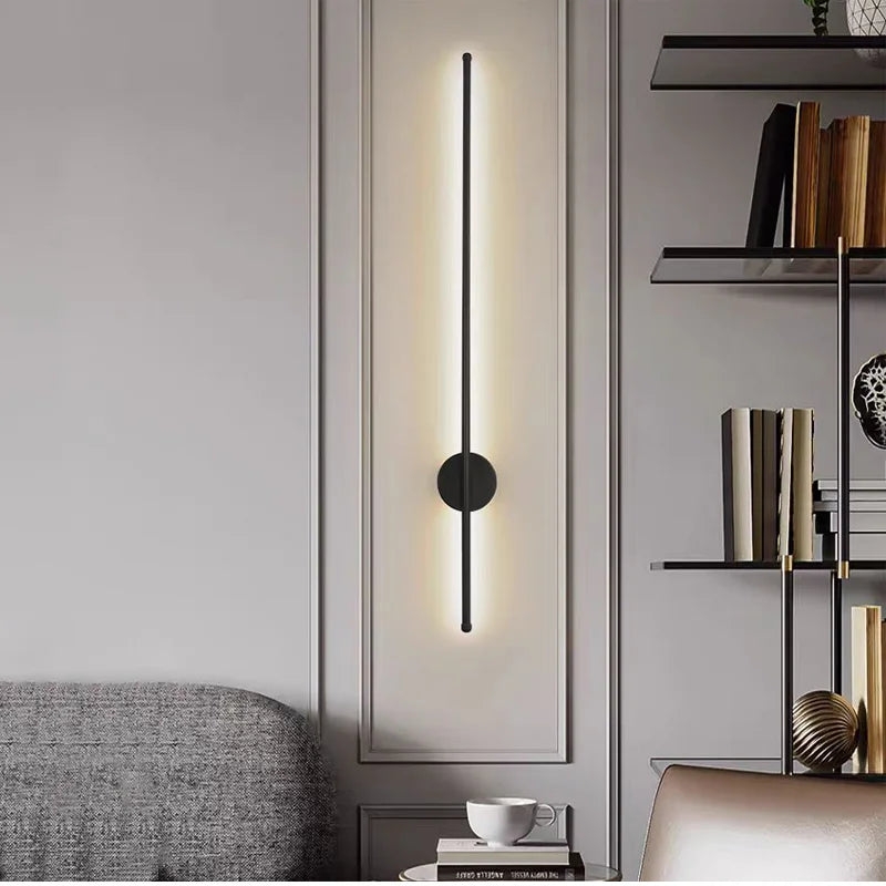 Modern Black Aluminum Wall Light D850