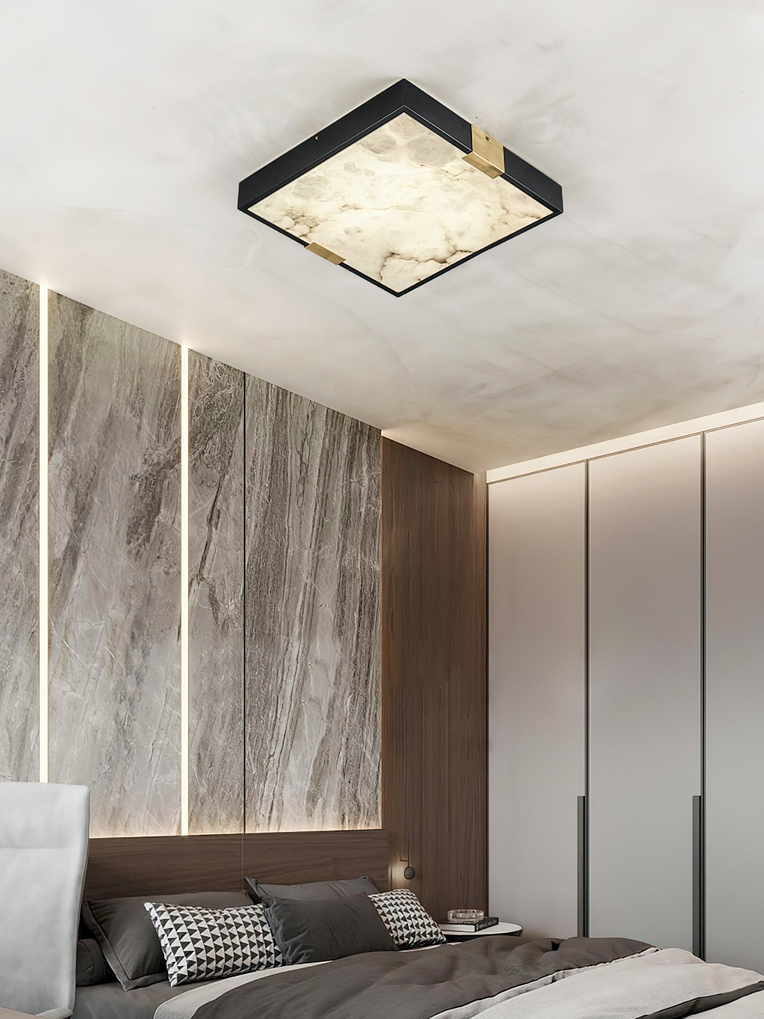 Lucien Alabaster Ceiling Light D432