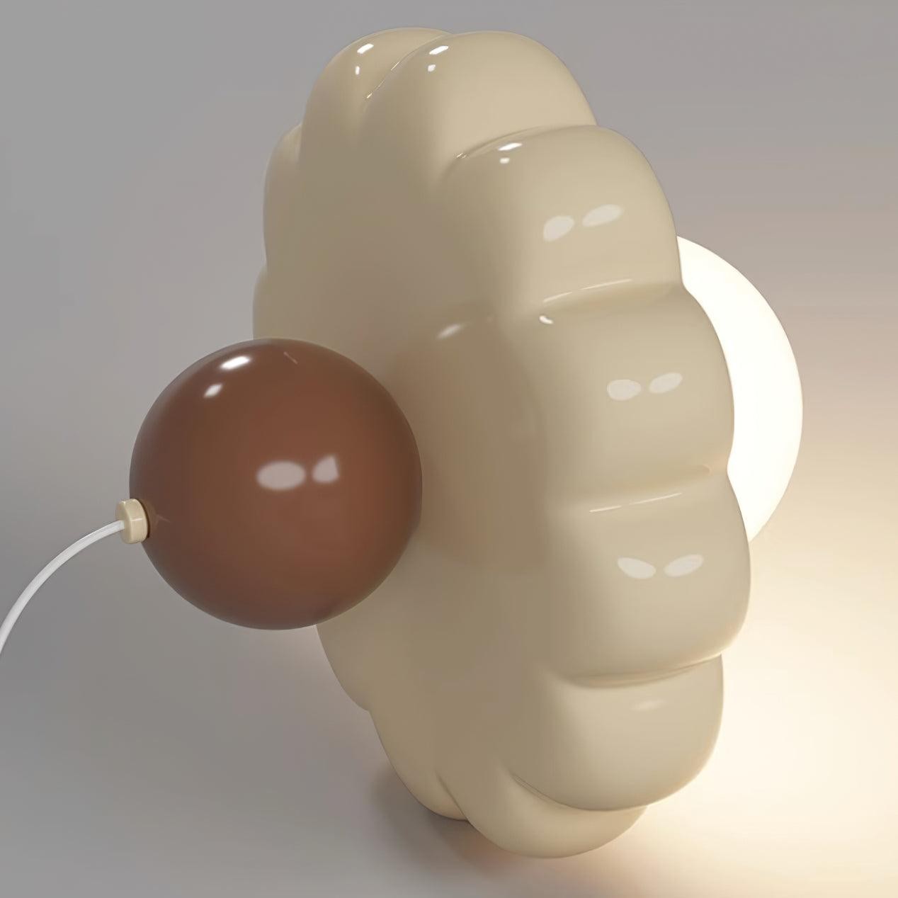 Cream Style Long Line Pumpkin Texture Pendant Lamp M275