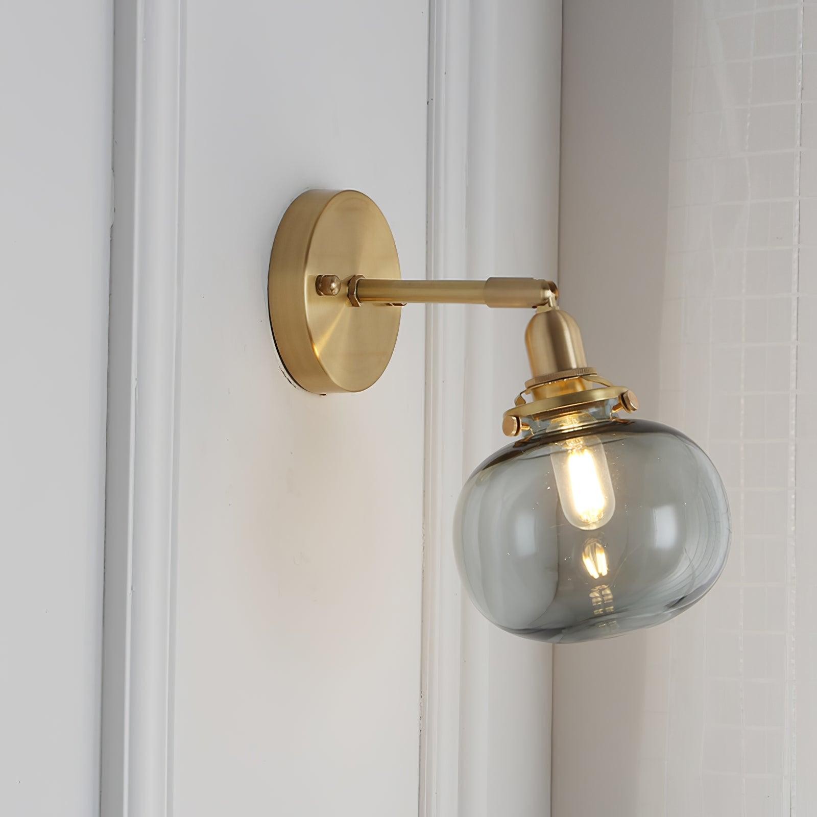 Simple Hallway Entrance Pumpkin Pattern Wall Lamp M210