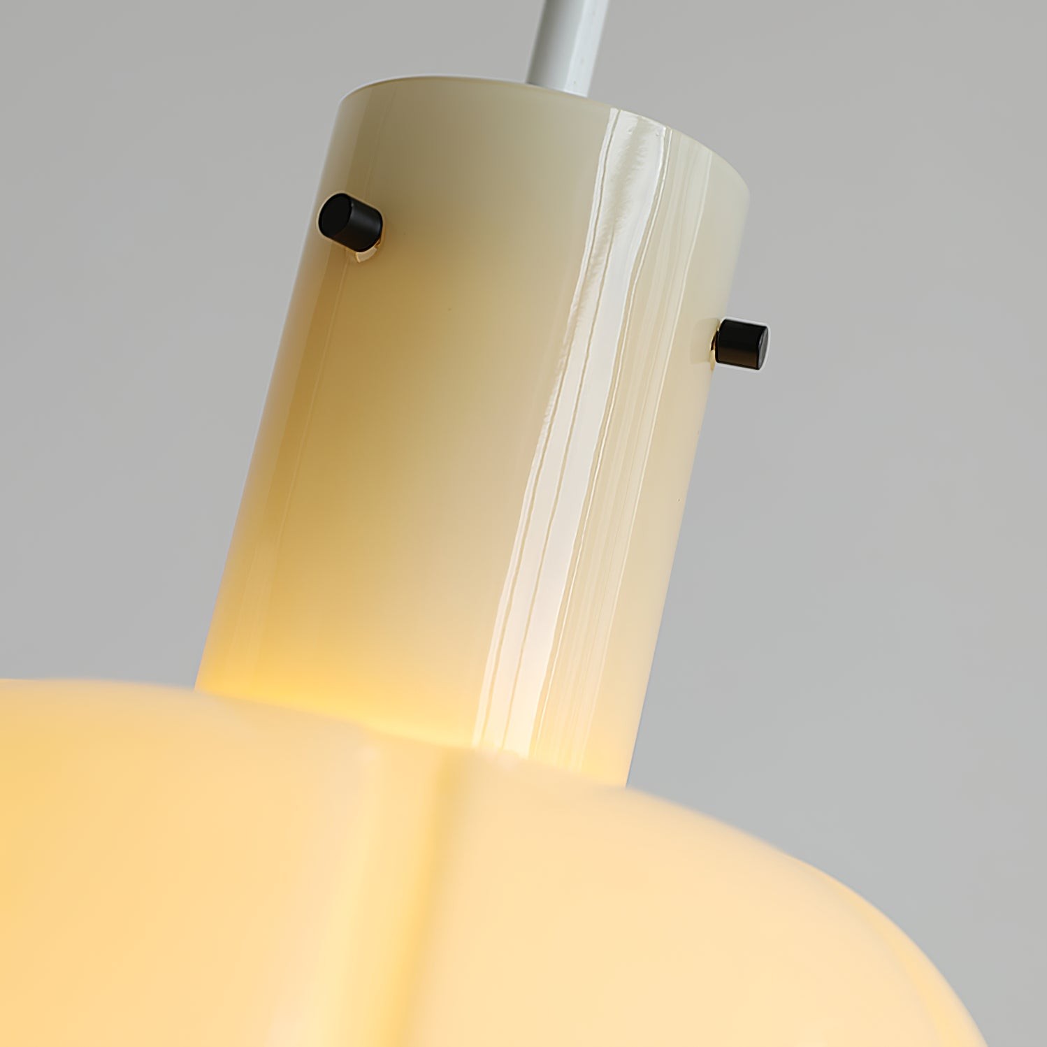 French Pastoral Style Petal Glass Pendant Light M123
