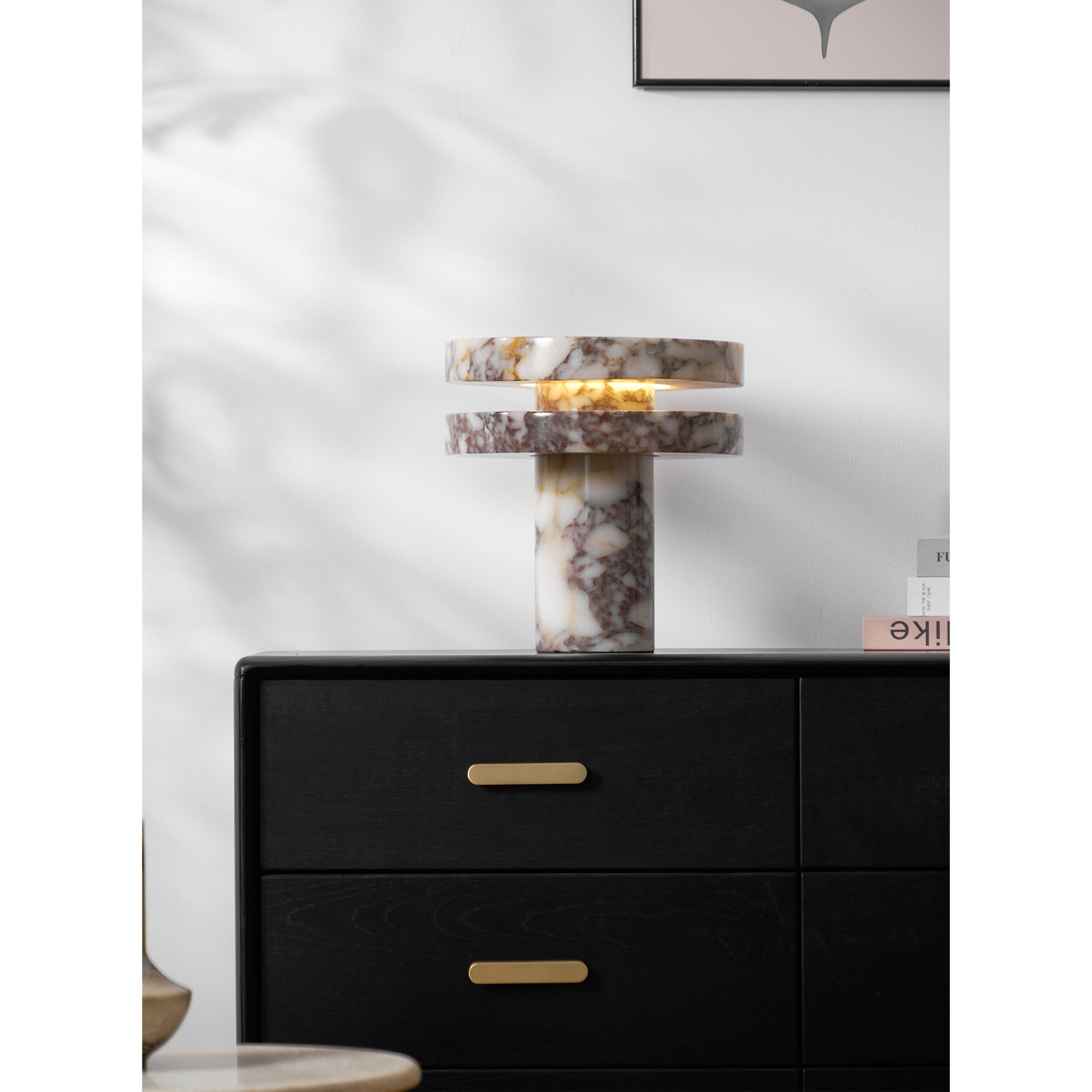 Pillar Marble Table Lamp D567