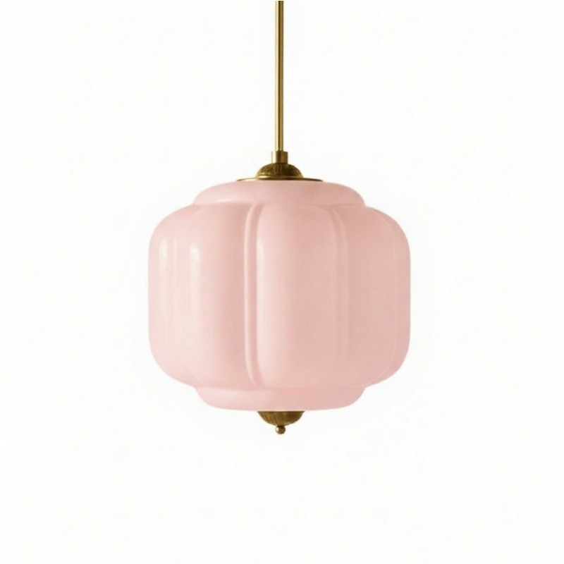 Vintage Cream Glass Pendant Light – Eloise Retro Chandelier S195