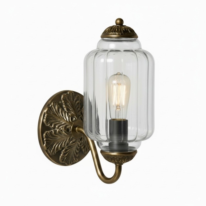 Eloise Vintage Sconce With Milk Glass Shade For Bedroom Or Hallway S194