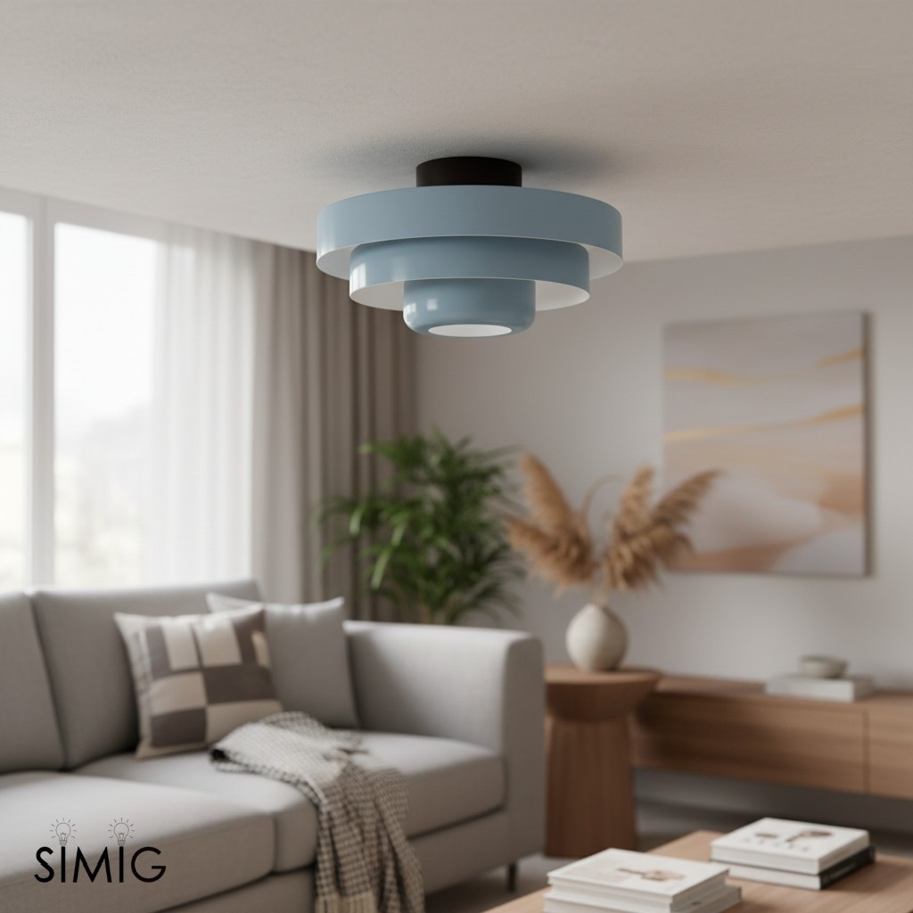 Triple Layer Disc Macaron Cake Bauhaus Ceiling Light S361