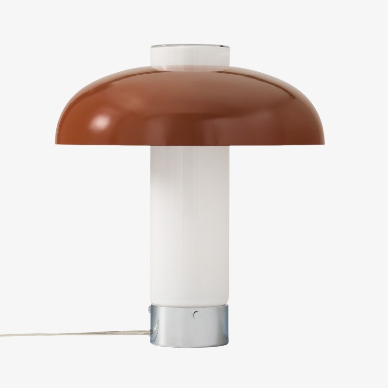 Nera Curved Accent Lamp - Organic Modern Design with Soft Glow for Nightstand T629