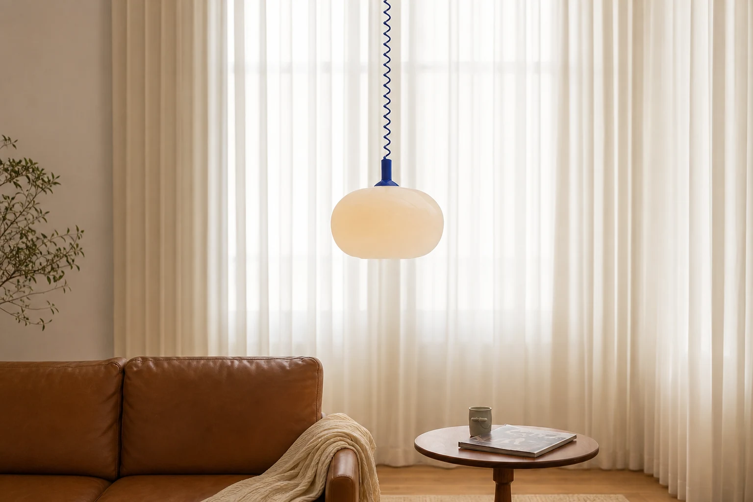 Lampa wisząca Macaron Spring w stylu ciepłego stylu życia