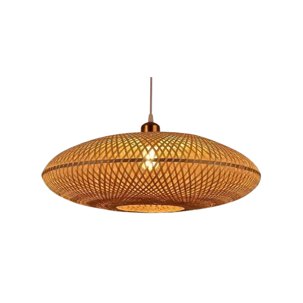 Treasure of the Dawn Bamboo Rattan Pendant Light D899