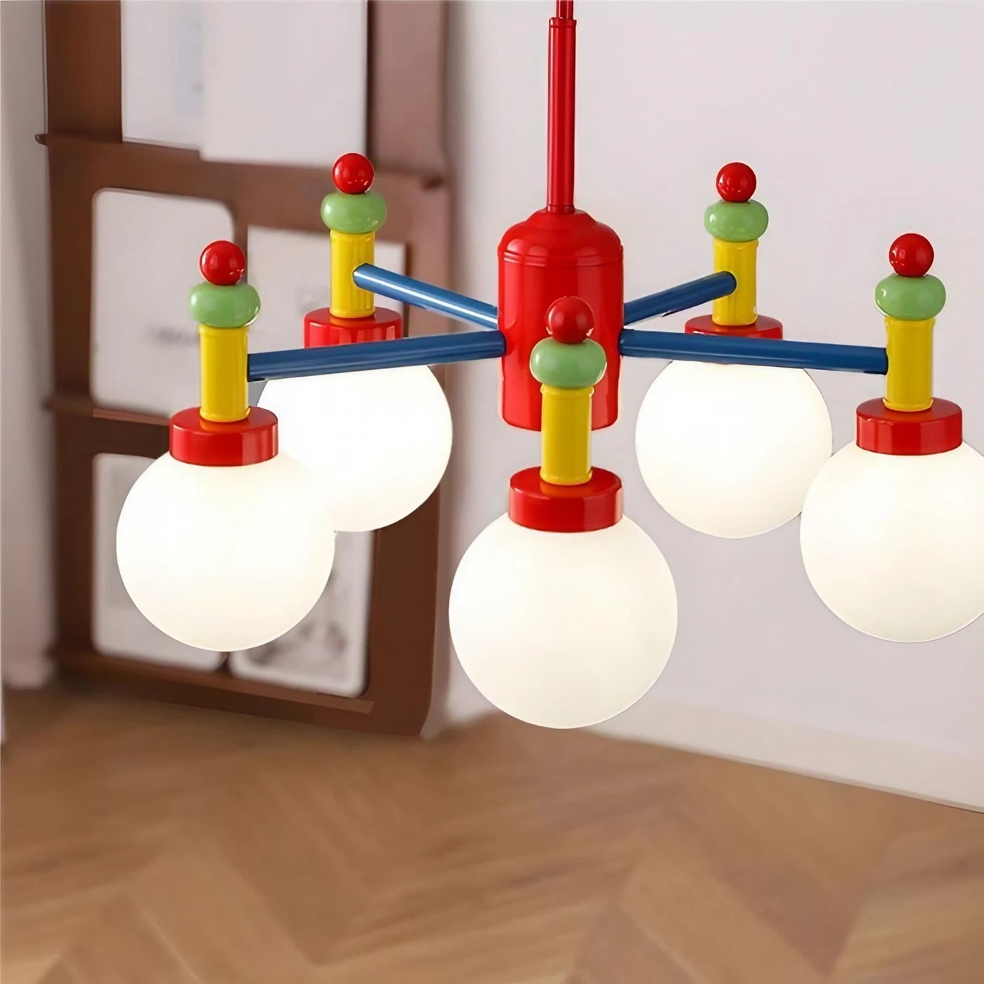 Art Decor Macaron Chandelier For Children's Room S49