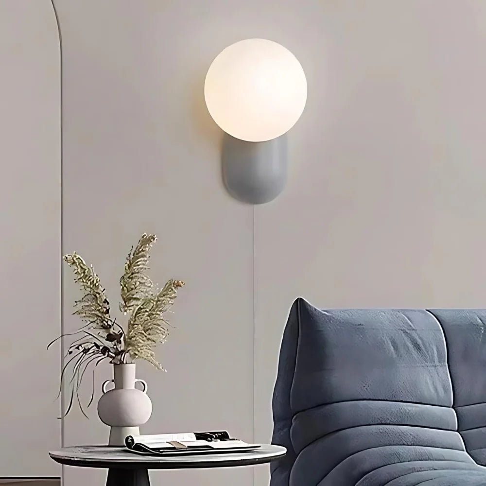Luma Nordic Glass Orb Wall Light D784