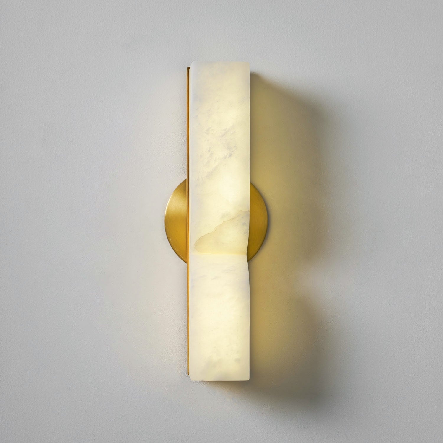 Rectangular Alabaster Wall Lamp D639