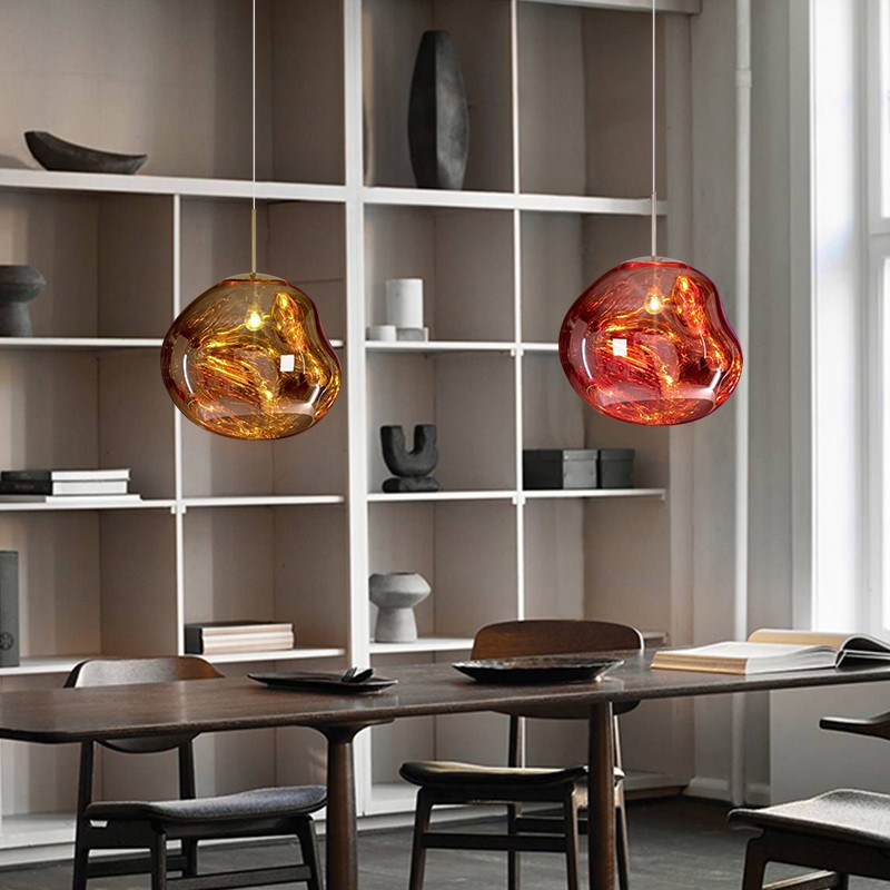 Dynamic Surface Pendant Light For Living Room S09